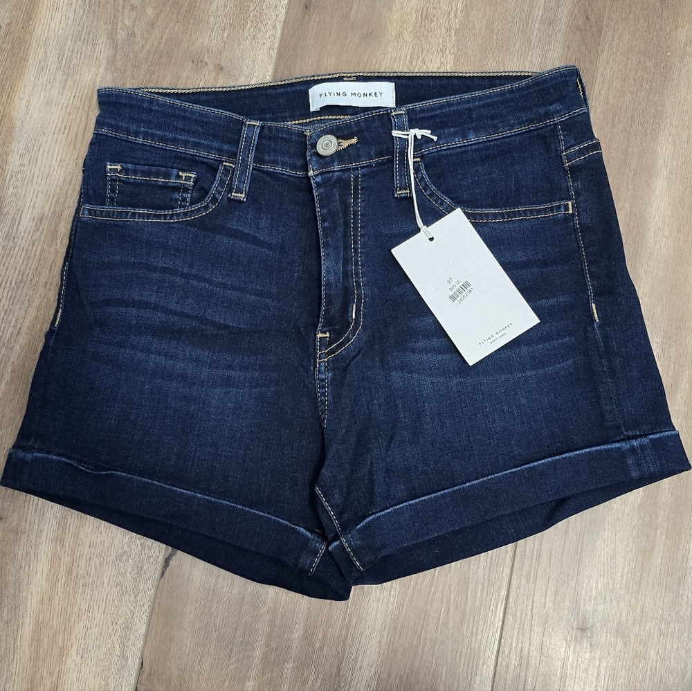 Flying Monkey Indigo Denim Shorts ***NWT